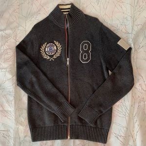 Men’s full zip Tommy Hilfiger sweater, medium
